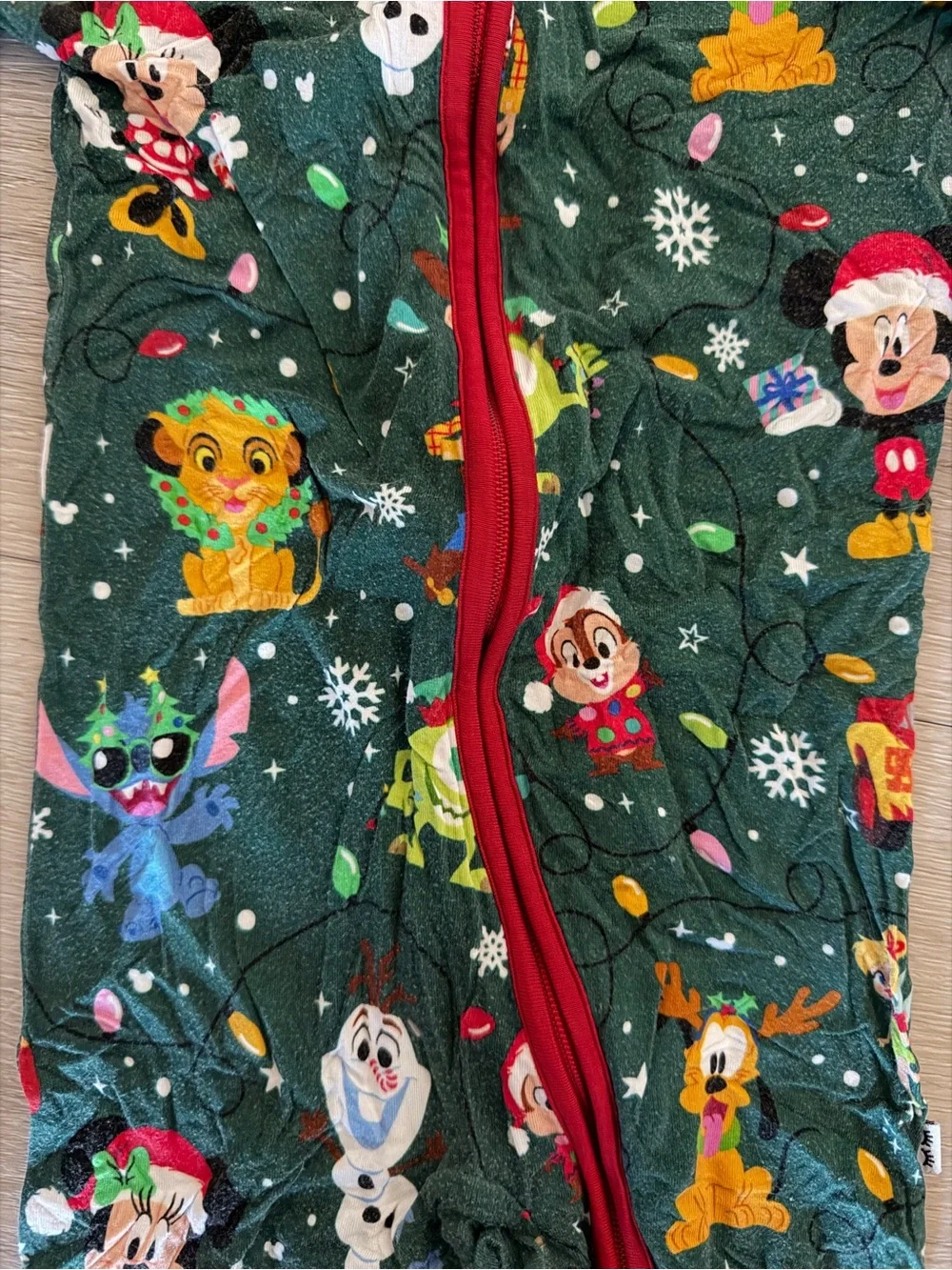 Little Sleepies Disney Pixar Christmas - 6-12 months